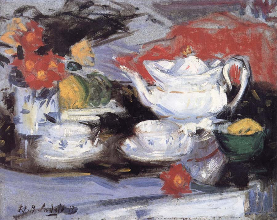 Still Life with White Teapot